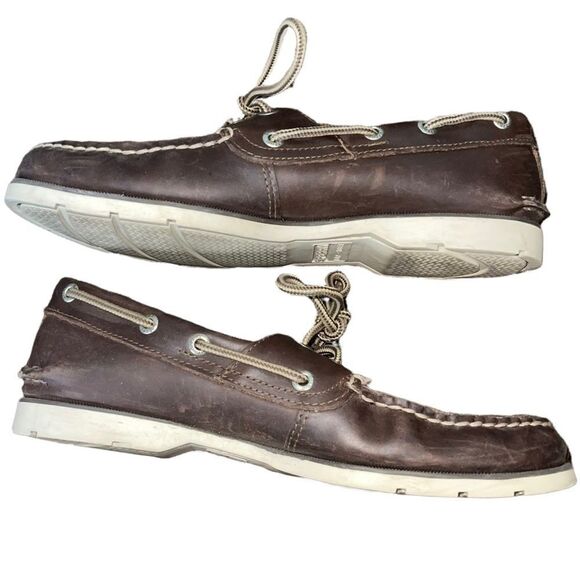 Sperry Brown Leather Top Sider Dock Shoes - Men’s Size 7.5 - Picture 6 of 7